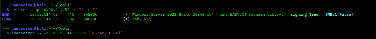 LDAP Access Null