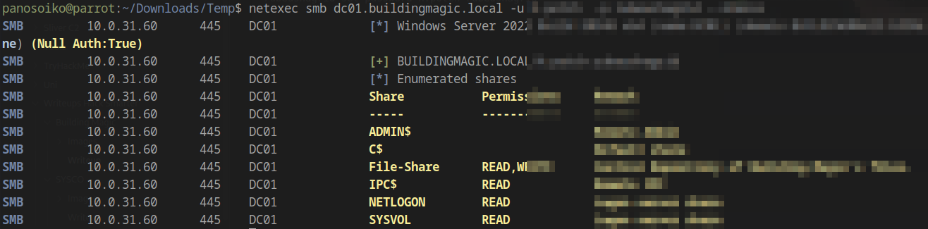 Access to new share obtained