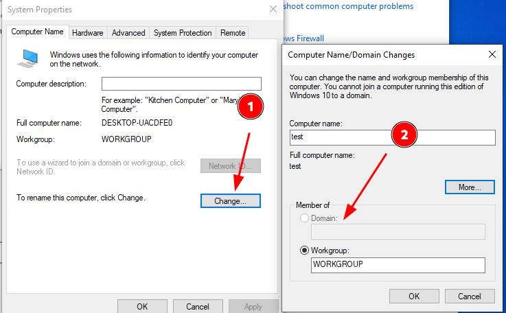 Domain joining
