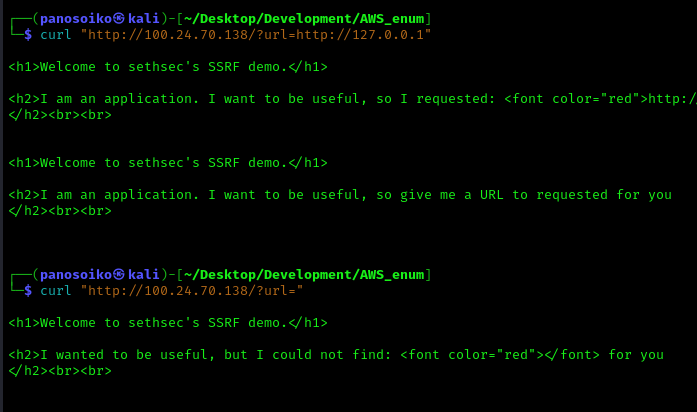 SSRF parameter identification