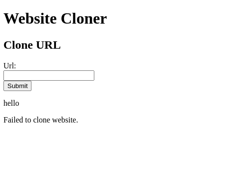Web Application Interface