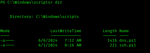 SSH script discovery