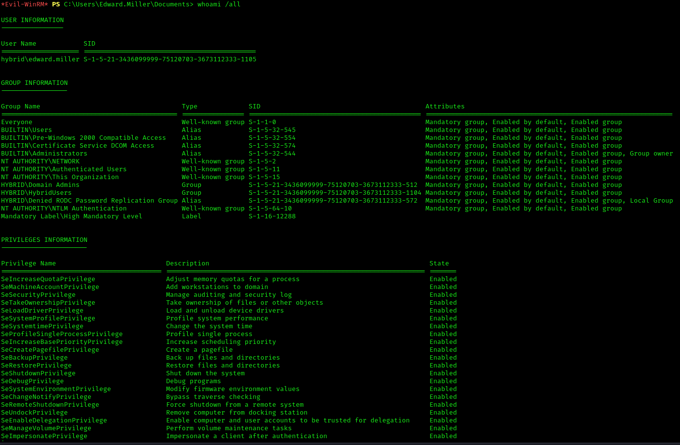 Domain Admin Access