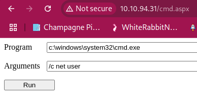 Web shell in action