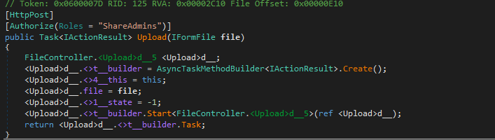 Upload function code