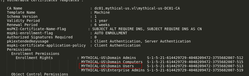 Domain Users Added