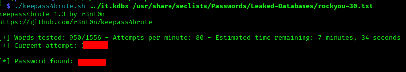 Password Found