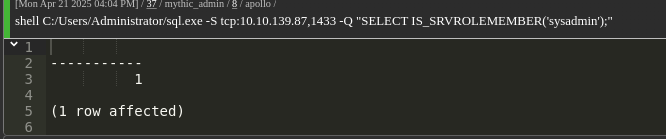 Sysadmin Achieved