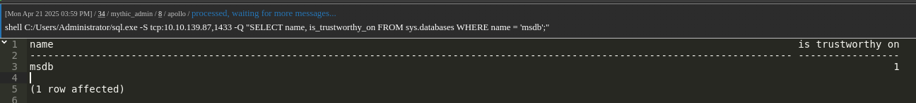 Trustworthy Database