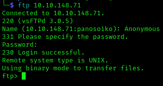 Anonymous FTP Access