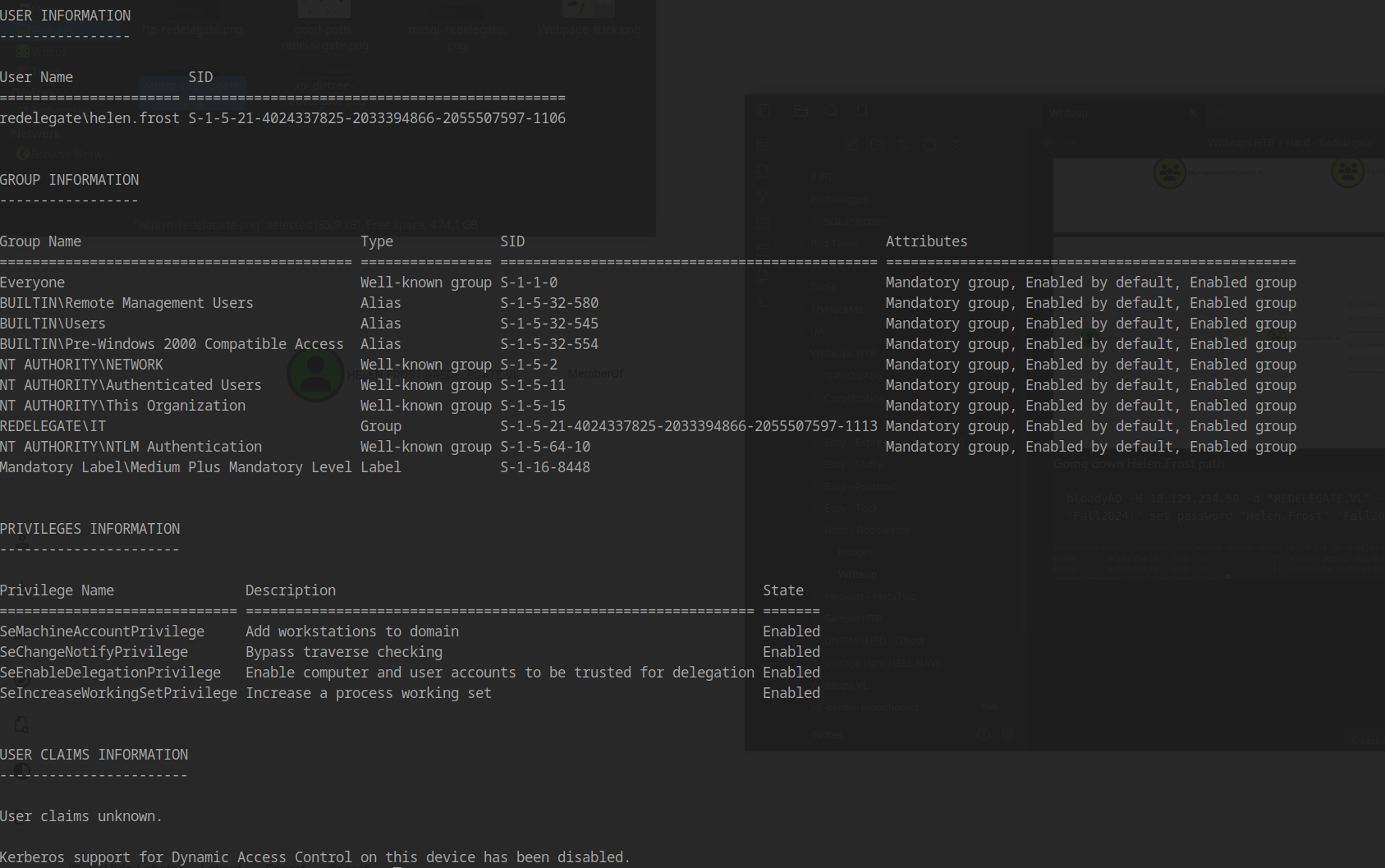 Whoami as Helen.Frost