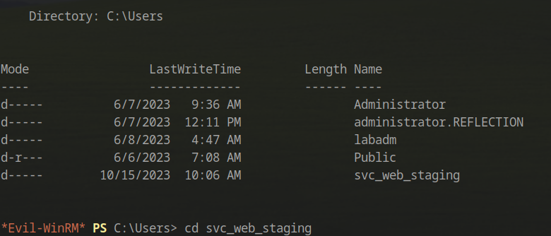 Lab Admin User Discovery