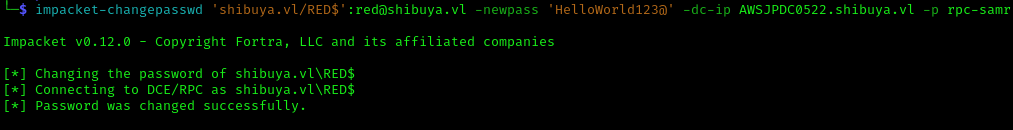 Password Change