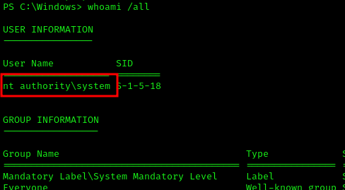 Root access achieved