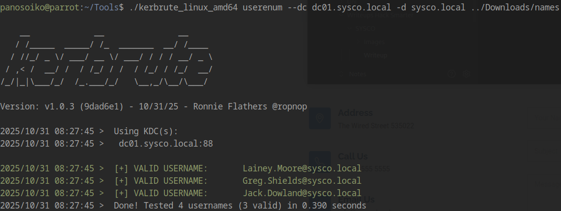 Valid Users Confirmed