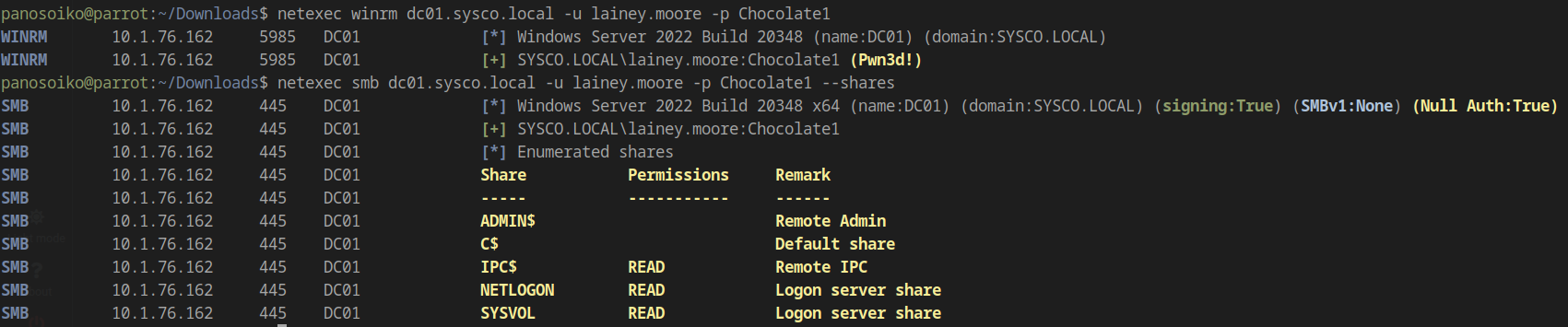 WinRM Access Achieved